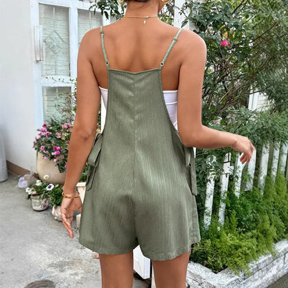 Maternity Clothes 2025 Women's Wear for Pregnant Women Solid Color Strappy Summer Maternity Pants Jumpsuit Pregnancy Clothing